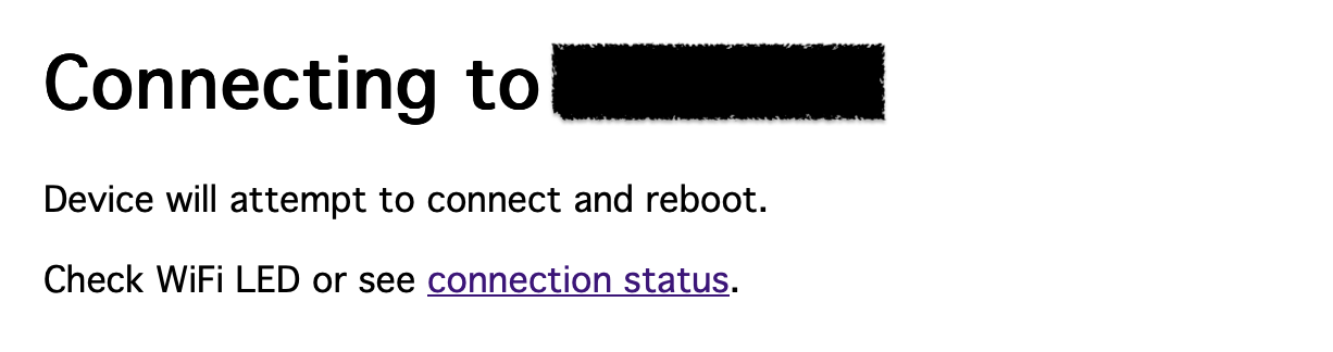 Connecting to Network