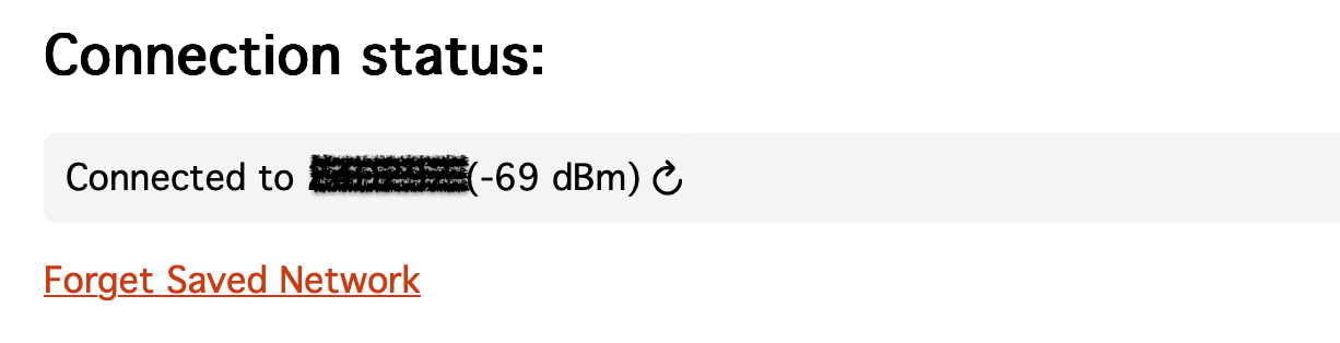 Connected to Network