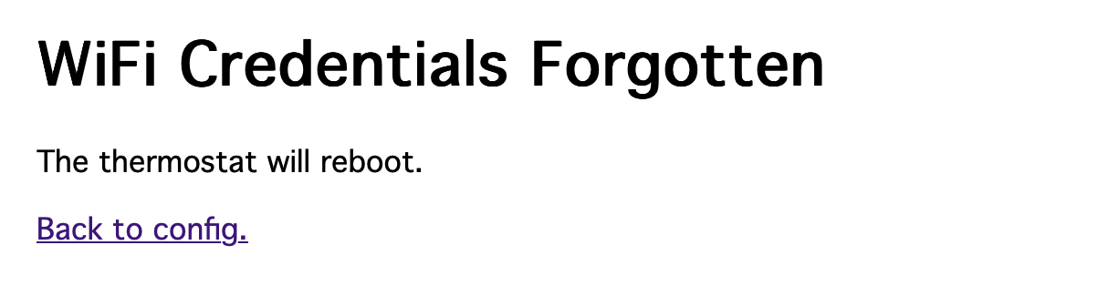 Forgetting Saved Network